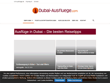 Tablet Screenshot of dubai-ausfluege.com